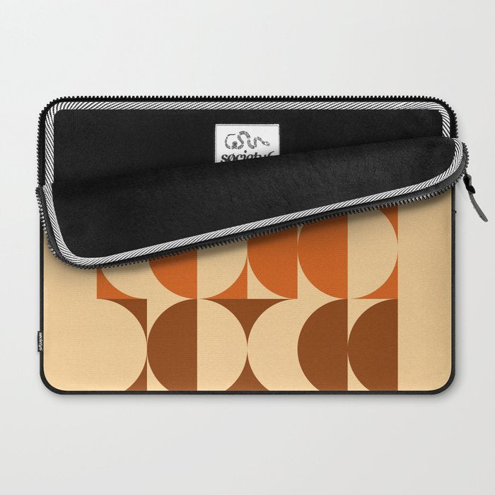 Vintage Geometric 03A Laptop Sleeve Gallery Image 2