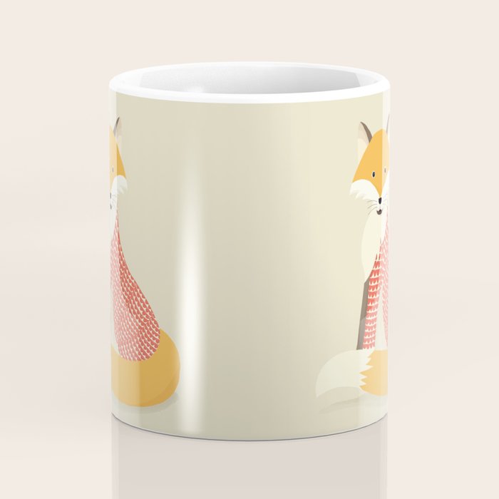 Whimsical Red Fox Coffee Mug Gallery Image 4