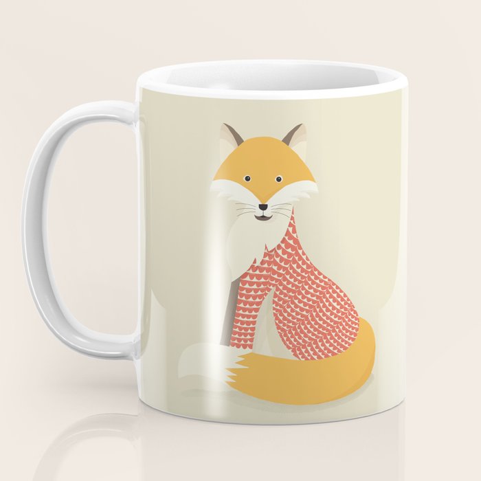 Whimsical Red Fox Coffee Mug Gallery Image 3