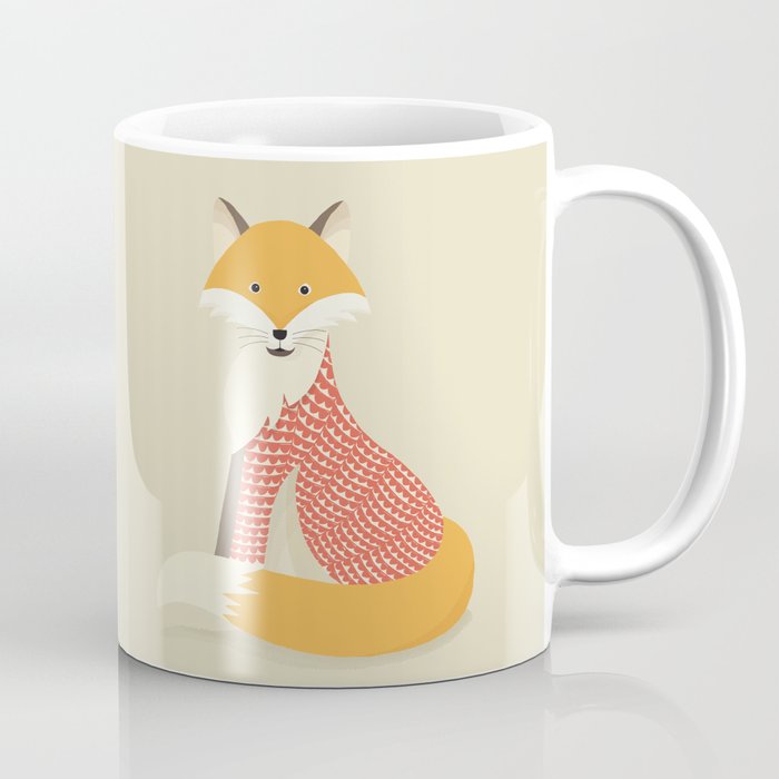 Whimsical Red Fox Coffee Mug Gallery Image 1