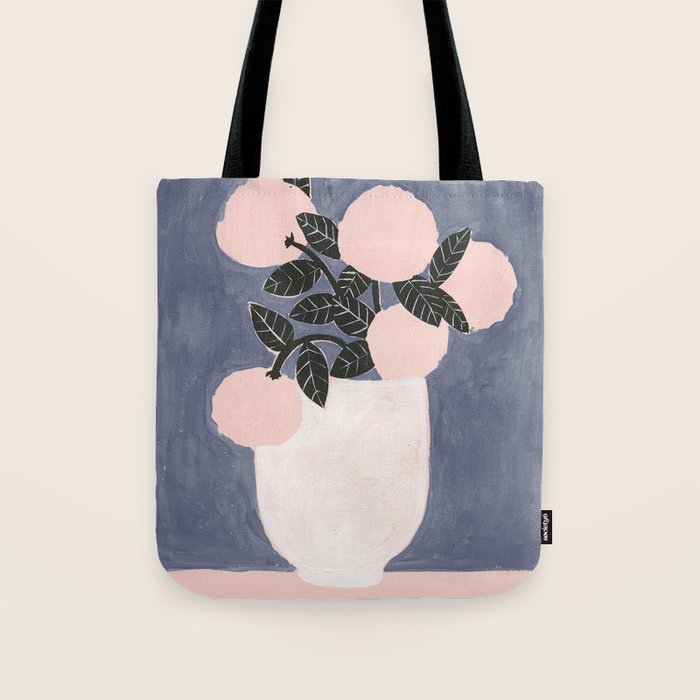 Posy Blue Tote Bag Gallery Image 1