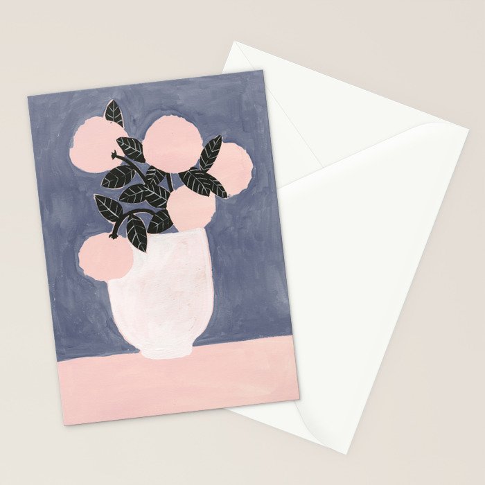 Posy Blue Stationery Card Gallery Image 2