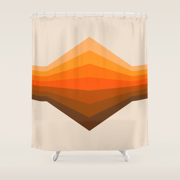 Golden Corner Shower Curtain Gallery Image 1