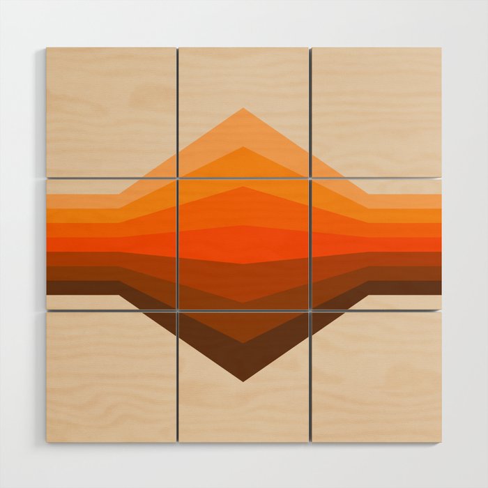 Golden Corner Wood Wall Art Gallery Image 1