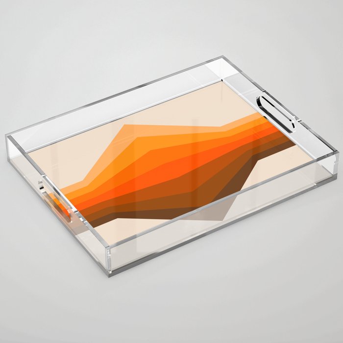 Golden Corner Acrylic Tray Gallery Image 1