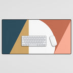 Mid Century Modern Sunset Nº1 Desk Mat Gallery Image 1
