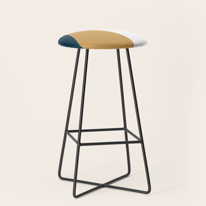 Mid Century Modern Sunset Nº1 Stool Gallery Image 1
