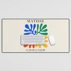 Nature Leaf Cutouts II: Day Edition | Mid-Century Henri Matisse Series Desk Mat Gallery Image 1