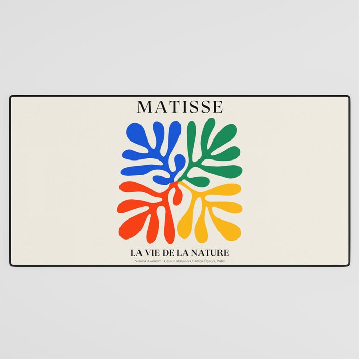 Nature Leaf Cutouts II: Day Edition | Mid-Century Henri Matisse Series Desk Mat Gallery Image 3