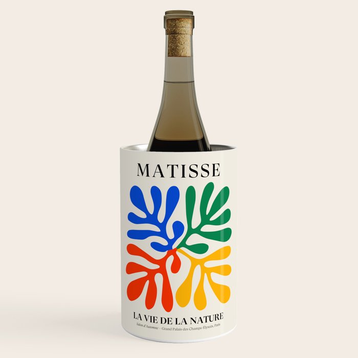 Nature Leaf Cutouts II: Day Edition | Mid-Century Henri Matisse Series Wine Chiller Gallery Image 1