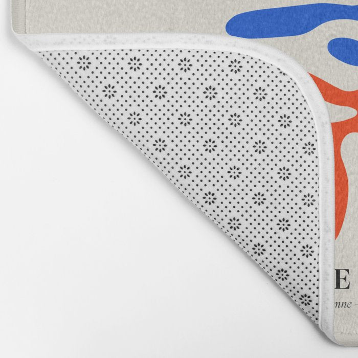 Nature Leaf Cutouts II: Day Edition | Mid-Century Henri Matisse Series Bath Mat Gallery Image 2