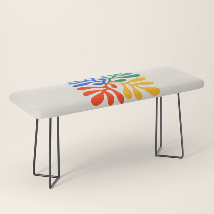 Nature Leaf Cutouts II: Day Edition | Mid-Century Henri Matisse Series Bench Gallery Image 1