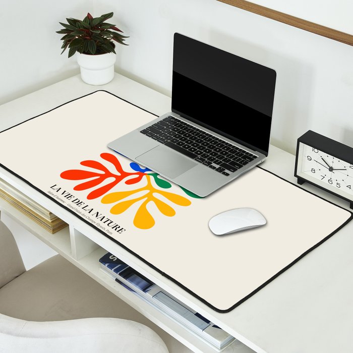 Nature Leaf Cutouts II: Day Edition | Mid-Century Henri Matisse Series Desk Mat Gallery Image 2