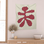 Matisse Inspired Red Shape Wall Tapestry Gallery Image 2