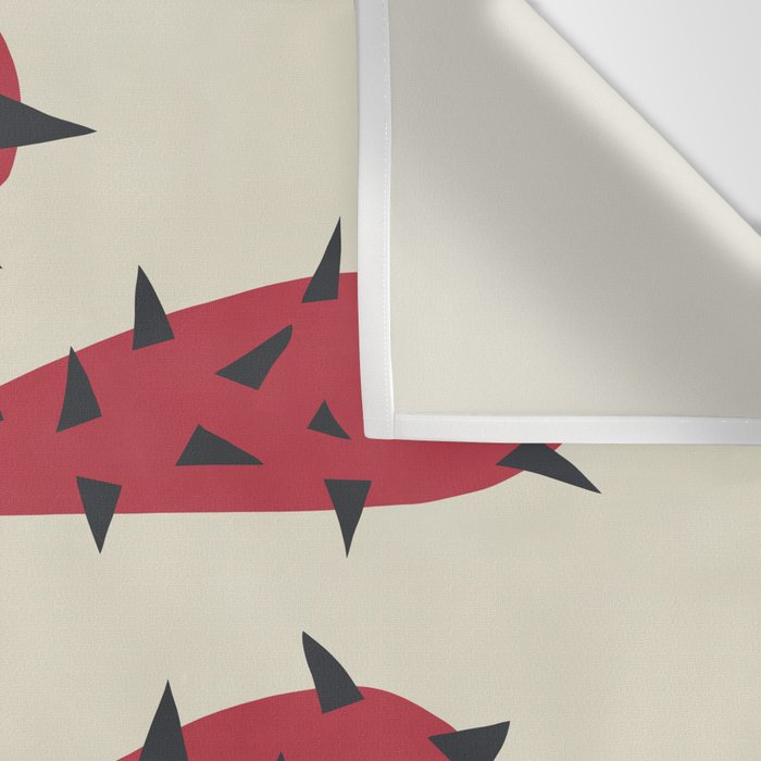 Matisse Inspired Red Shape Wall Tapestry Gallery Image 3