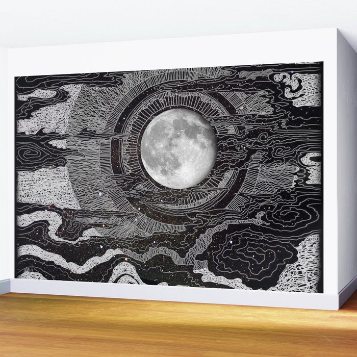 Moon Glow Wall Mural Gallery Image 2