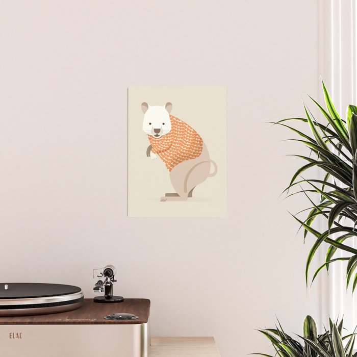 Whimsical Quokka Poster Gallery Image 2