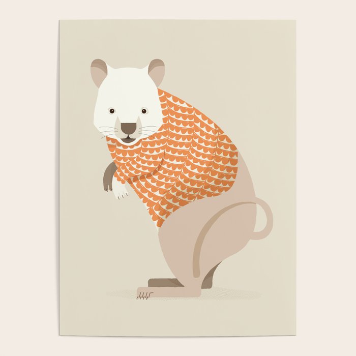 Whimsical Quokka Poster Gallery Image 4