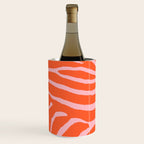 Zebra Orange and Pink 241 Wine Chiller Gallery Image 3