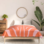 Zebra Orange and Pink 241 Comforter Gallery Image 3