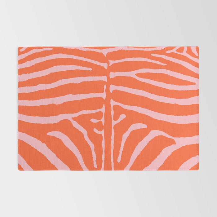 Zebra Orange and Pink 241 Rug Gallery Image 2