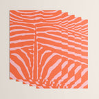 Zebra Orange and Pink 241 Wrapping Paper Gallery Image 3