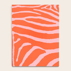 Zebra Orange and Pink 241 Notebook Gallery Image 4