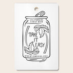 TAKE IT EASY BEER Cutting Board Gallery Image 1