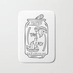 TAKE IT EASY BEER Bath Mat Gallery Image 1