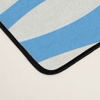 Coastal Fish Pattern in Bold Blue and White Desk Mat Gallery Image 4
