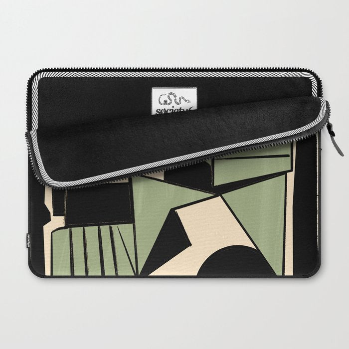 Abstract Line Shapes 11 Laptop Sleeve Gallery Image 2