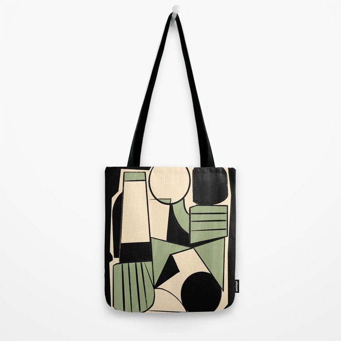 Abstract Line Shapes 11 Tote Bag Gallery Image 2