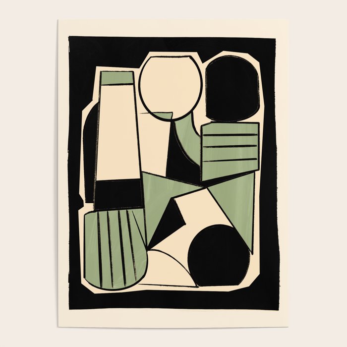 Abstract Line Shapes 11 Poster Gallery Image 4