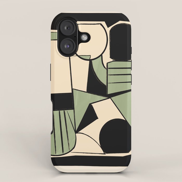 Abstract Line Shapes 11 iPhone Case Gallery Image 1