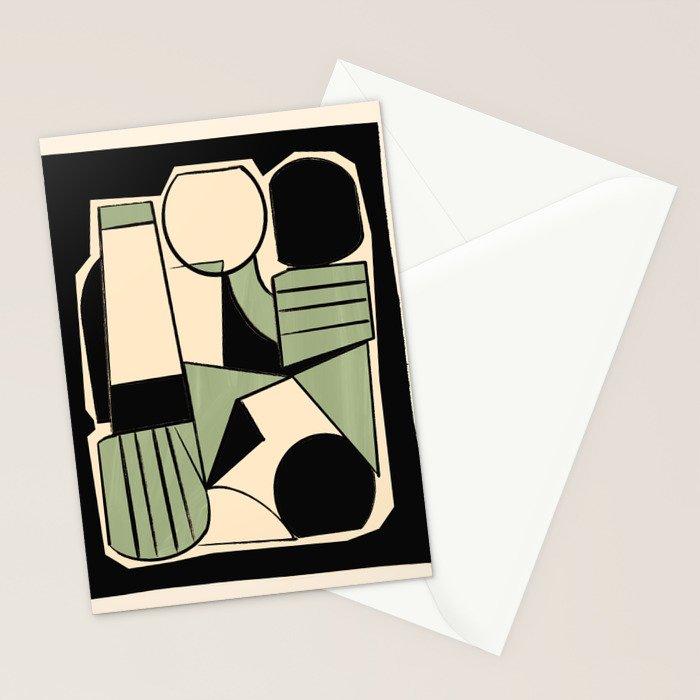 Abstract Line Shapes 11 Stationery Card Gallery Image 2