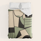 Abstract Line Shapes 11 Duvet Cover Gallery Image 6