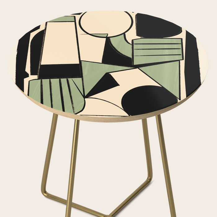 Abstract Line Shapes 11 Side Table Gallery Image 2