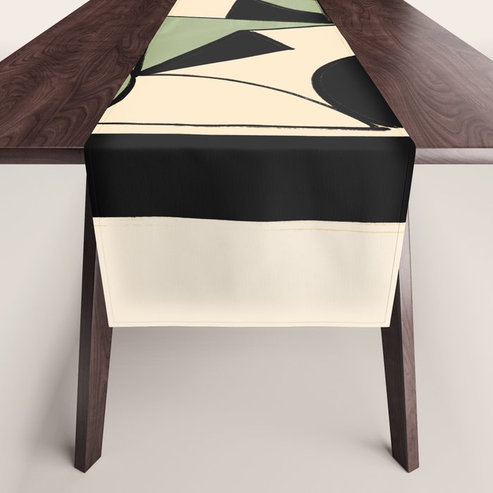 Abstract Line Shapes 11 Table Runner Gallery Image 1