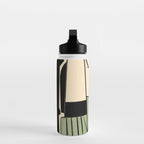 Abstract Line Shapes 11 Water Bottle Gallery Image 3