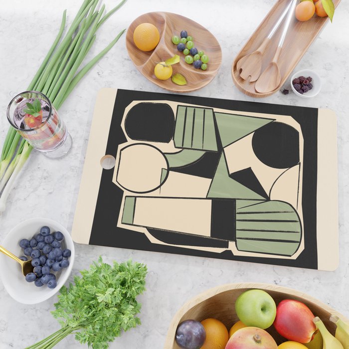 Abstract Line Shapes 11 Cutting Board Gallery Image 2