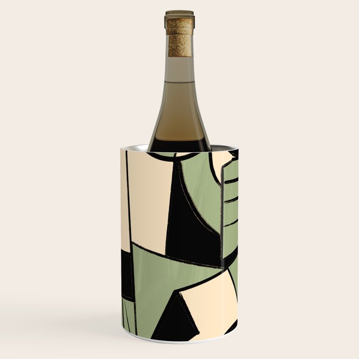 Abstract Line Shapes 11 Wine Chiller Gallery Image 1