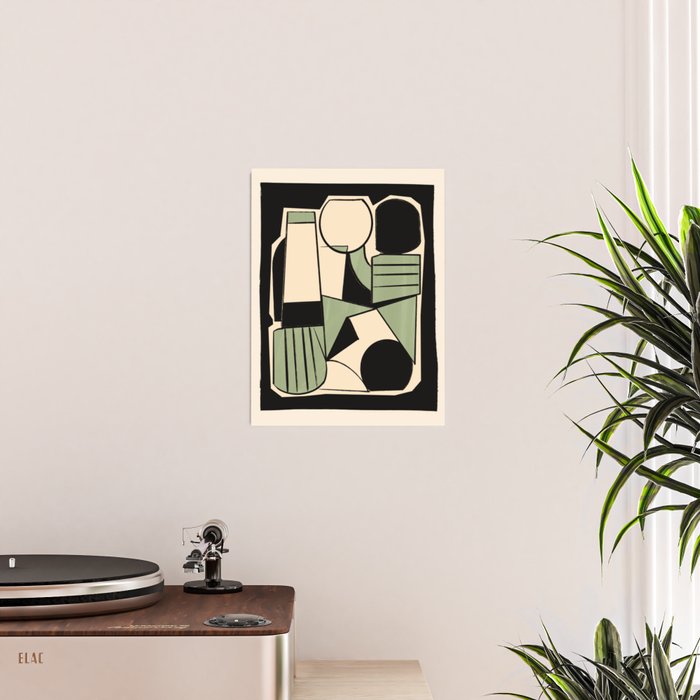 Abstract Line Shapes 11 Poster Gallery Image 2