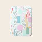 Abstract Nature - Colourful Doodle Pattern 3 Bath Mat Gallery Image 1