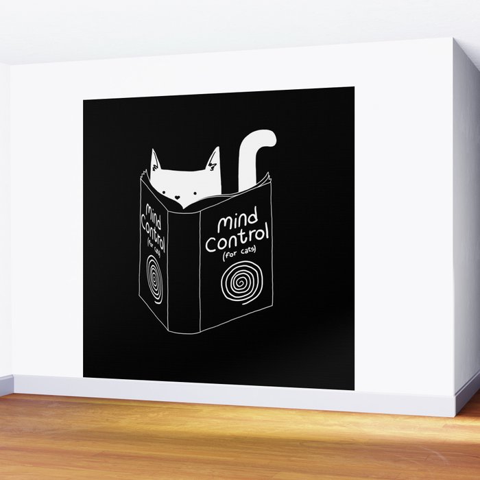 Mind Control 4 Cats Wall Mural Gallery Image 2