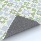 Quilt Shapes - Green and Blue Rug Gallery Image 4