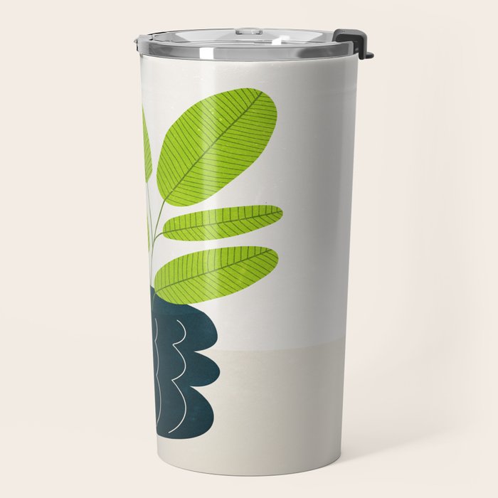 Black Pearl Vase & Spring Bud Leaves: Vases & Stuff 02 Travel Mug Gallery Image 2
