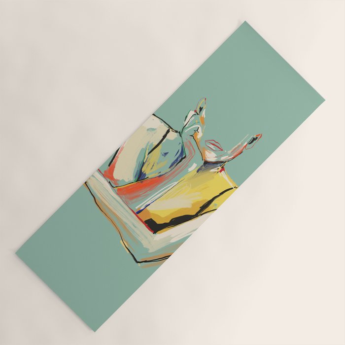 Minimal Abstract Woman 4 Yoga Mat Gallery Image 1