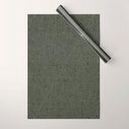 boho triangle stripes - olive green Wrapping Paper Gallery Image 1