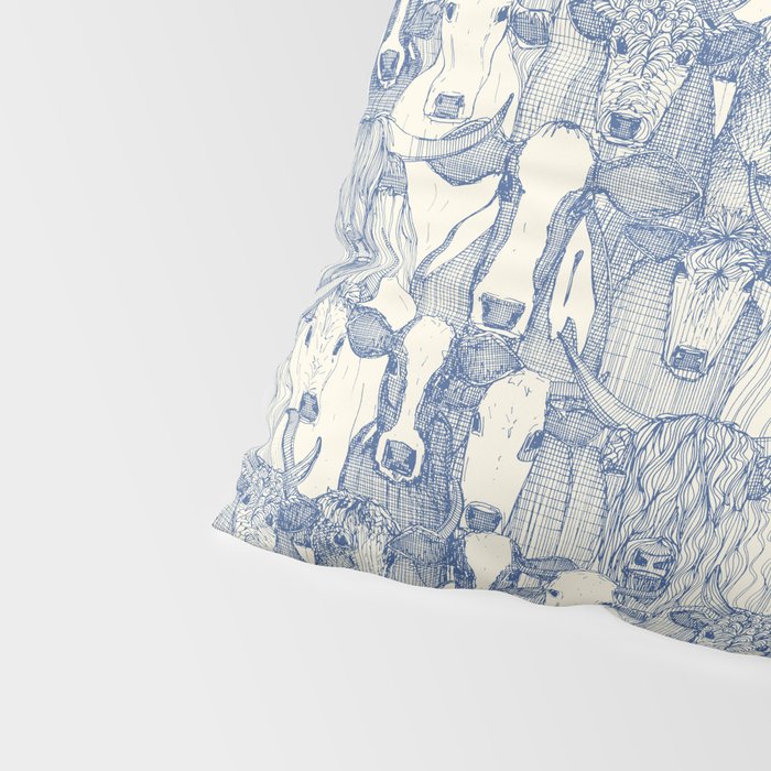 just cattle classic blue pearl Pillow Sham Gallery Image 4