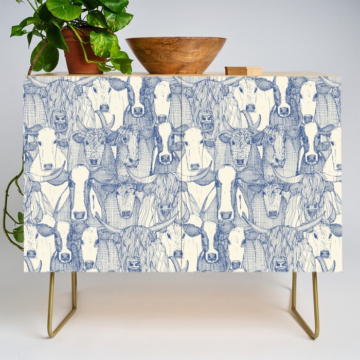 just cattle classic blue pearl Credenza Gallery Image 1